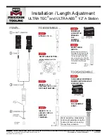 Предварительный просмотр 2 страницы MATE ULTRA TEC Installation / Length Adjustment