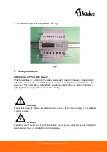 Предварительный просмотр 5 страницы Matelec FKW 15120 User Manual