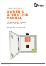 Предварительный просмотр 1 страницы Matelec FPC-30040-CON Owner'S Operation Manual