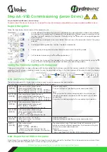 Предварительный просмотр 11 страницы Matelec Hydrowhiz FPC-63X20 Quick Start Manual