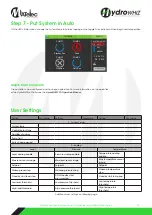 Предварительный просмотр 13 страницы Matelec Hydrowhiz FPC-63X20 Quick Start Manual