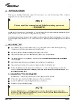 Preview for 5 page of Matermacc Irrigamatic P350 Manual For Use And Maintenance