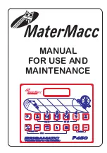 Preview for 1 page of Matermacc IRRIGAMATIC P450 Manual For Use And Maintenance