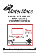 Matermacc IRRIGAMATIC PRO35 Manual preview