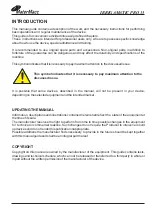 Preview for 3 page of Matermacc IRRIGAMATIC PRO35 Manual