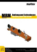 Предварительный просмотр 1 страницы matev 131 8976 Mounting Assembly Installation Manual