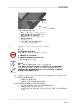 Предварительный просмотр 43 страницы matev CLS-G 650 SE Operating Manual