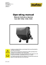 matev CLS-G/H 1050 Operating Manual preview