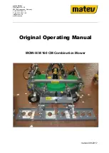 Предварительный просмотр 1 страницы matev MOW-H 160 CM Original Operating Manual