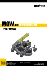 matev MOW-H/M 160 CM Operating Manual preview