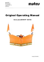 matev SRM-VP 130 Original Operating Manual preview