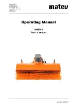 matev SWE-45 Operating Manual предпросмотр