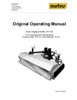 Предварительный просмотр 1 страницы matev SWE-HY 150 Operating Manual