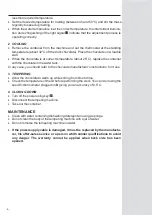 Preview for 6 page of Matfer CHOCO 15R Instructions For Use And Maintenance Manual