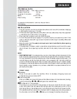 Preview for 5 page of Matfer CHOCO 22 T Instructions For Use Manual