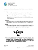 Matheson 6295 Series Operating Instructions preview