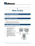 Предварительный просмотр 11 страницы Matheson 8058 FUM Operating Manual