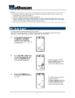 Предварительный просмотр 21 страницы Matheson 8058 FUM Operating Manual