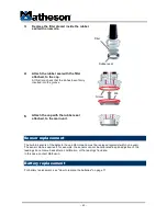 Предварительный просмотр 40 страницы Matheson 8058 FUM Operating Manual