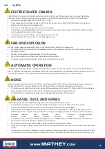 Preview for 3 page of Mathey Dearman 03-0105-00 Parts And Operating Manual