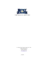 Preview for 32 page of Mathey Dearman D2235 Parts & Operating Manual