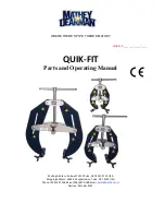 Предварительный просмотр 1 страницы Mathey Dearman Quik-Fit QFC-12 Operating Manual