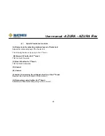 Preview for 48 page of Mathieu Azura MC210 User Manual