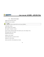 Preview for 58 page of Mathieu Azura MC210 User Manual