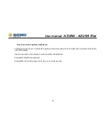 Preview for 72 page of Mathieu Azura MC210 User Manual