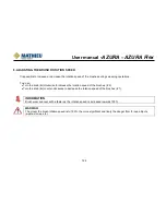 Preview for 126 page of Mathieu Azura MC210 User Manual