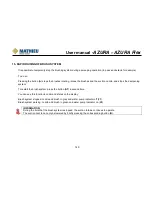 Preview for 142 page of Mathieu Azura MC210 User Manual