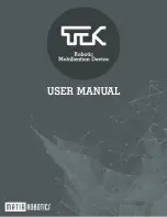 Preview for 1 page of MATIA ROBOTICS TEKRMD01 User Manual