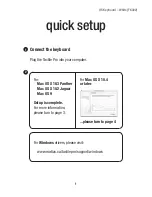 Preview for 1 page of Matias FK302 Quick Setup Manual