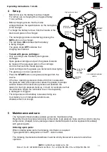 Preview for 11 page of MATO 14.4-S Li-Ion Operating Instructions Manual