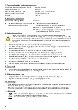 Предварительный просмотр 6 страницы MATO 3463861 Operating Instructions Manual