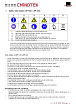 Предварительный просмотр 3 страницы MATO CMiNDTEK EP 100 Operating Instructions Manual