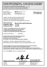 Preview for 23 page of MATO DF 500 Operating Manual