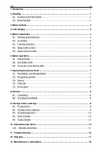 Preview for 2 page of MATO DIGIMET E30 Preset Operating Instructions Manual