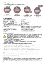 Preview for 8 page of MATO DIGIMET E35 Operating Instructions Manual