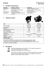 Предварительный просмотр 8 страницы MATO EP 140 Operating Instructions Manual