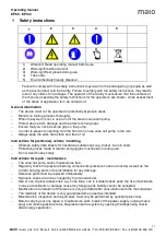 Предварительный просмотр 11 страницы MATO EP 140 Operating Instructions Manual