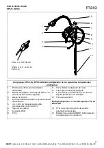 Предварительный просмотр 21 страницы MATO EP 140 Operating Instructions Manual