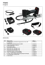 Preview for 38 page of MATO Lube Shuttle 249732 Operating Instructions Manual