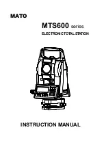 Предварительный просмотр 1 страницы MATO MTS600 Series Instruction Manual