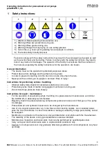 Предварительный просмотр 9 страницы MATO pneuMATO 1 Operating Instructions Manual