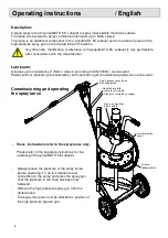 Предварительный просмотр 6 страницы MATO pneuMATO 55 Lube-Jet Operating Instructions Manual