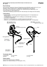 Preview for 3 page of MATO RP 100-EX Operating Instructions Manual