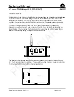 Предварительный просмотр 4 страницы Matric CB-500LR Technical Manual