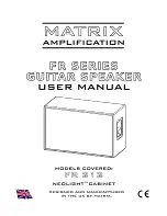 Matrix Amplification FR 212 User Manual preview