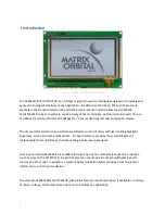 Preview for 7 page of Matrix Orbital GLK240128-25 Technical Manual